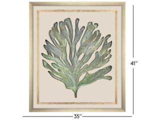 Paragon Seaweed On Linen II Framed Art