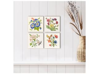 Paragon Floral Snapshot I Painting Set of 4