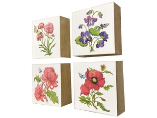 Paragon Floral Snapshot III Painting Set of 4
