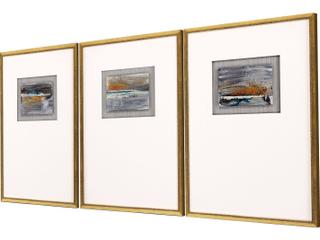 Paragon Broken Landscape II Framed Art Set of 3