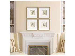 Paragon Fountains I Framed Art Set of 4