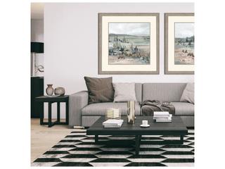 Paragon Blue Cactus Field I Framed Art