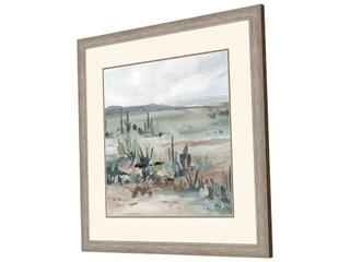 Paragon Blue Cactus Field I Framed Art