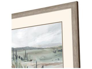 Paragon Blue Cactus Field I Framed Art