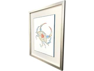 Paragon Crab I Celebration Seahorse Framed Art