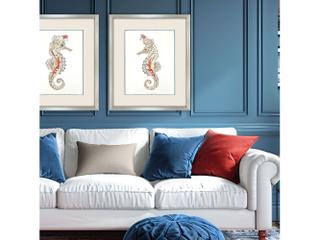 Paragon Crab Celebration Seahorse II Framed Art