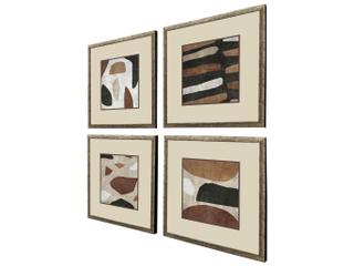 Paragon Organic Terra I Painting Set of 4