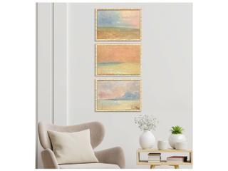 Paragon Serene Horizon I Canvas Wall Art Set of 3