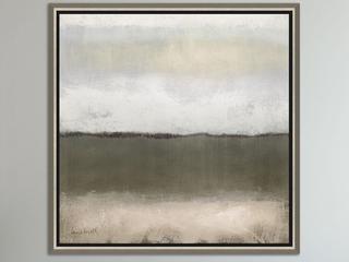 Paragon Clouds On Olive I Canvas Wall Art