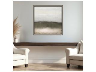 Paragon Clouds On Olive II Canvas Wall Art