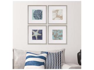 Paragon Coastal I Framed Art Set of 4