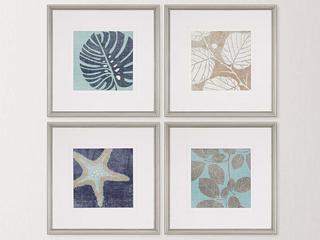Paragon Coastal I Framed Art Set of 4