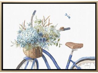 Paragon Farmhouse Bohemian Blue Canvas Wall Art