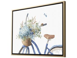 Paragon Farmhouse Bohemian Blue Canvas Wall Art