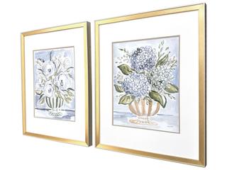 Paragon Pastel Florals II Painting Set of 2
