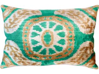 Pasargad Home Ikat Velvet Pillow