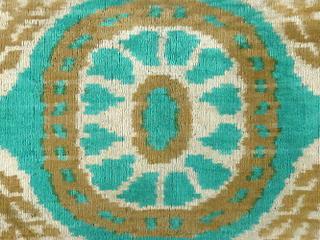 Pasargad Home Ikat Velvet Pillow
