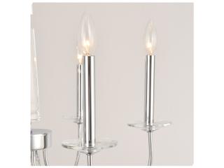 Pasargad Home Vicenza Hestia 6-Light Silver Candelabra Chandelier