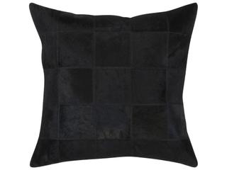 Pasargad Home Safari Checkered Cowhide Throw Pillow