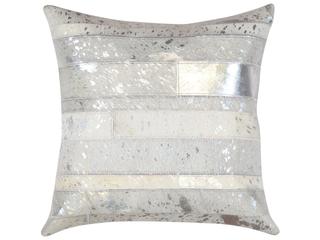 Pasargad Home Safari Striped Cowhide Throw Pillow