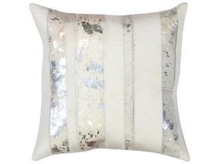 Pasargad Home Safari Striped Cowhide Throw Pillow