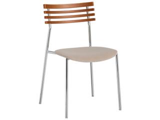Pasargad Home Osaka Saga Beech Wood Beige Upholstered Armless Dining Chair Set of 2