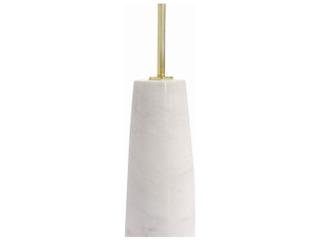 Pasargad Home Beacon Amara Hexagon Metal White Gold End Table
