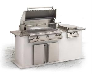 PGS Pacifica Commercial 39 Inch Built-In Propane Gas Grill With Timer