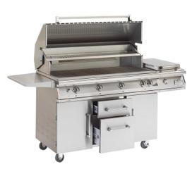 PGS Grills Legacy Big Sur Gourmet 51'' Natural Gas BBQ Grill with Rear Burner and Rotisserie