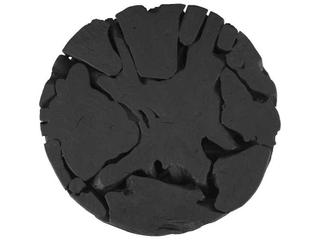 Phillips Collection Round Wood Black Coffee Table