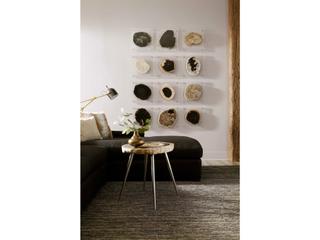 Phillips Collection Black / Beige Floating Petrified Slice Wall Art