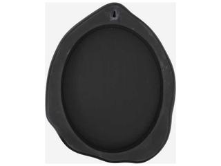 Phillips Collection Black and Gold Matte Oval Wall Mirror