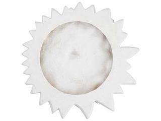 Phillips Collection Dahlia Flower White Stone 3D Wall Art