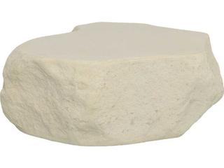 Phillips Collection Quarry Resin Roman Stone Off White Coffee Table