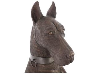 Phillips Collection Bronze Left Facing Great Dane Sculpture