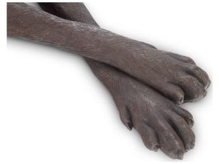 Phillips Collection Bronze Left Facing Great Dane Sculpture