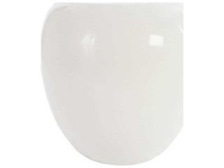 Phillips Collection Round Resin Gel Coat White End Table