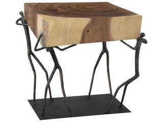 Phillips Collection Square Wood Natural End Table