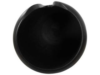 Phillips Collection Black 12" High Interval Wood Vase