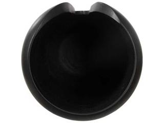 Phillips Collection Black 15" High Interval Wood Vase