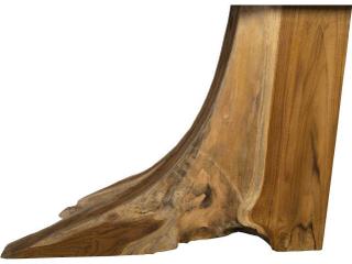 Phillips Collection Rectangular Metal Iron Teak Wood Console Table