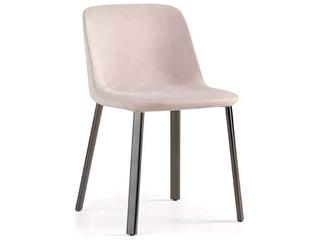 Esse Beige Upholstered Side Dining Chair
