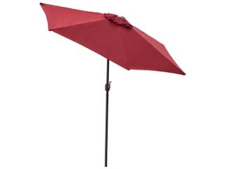 Panama Jack Espresso Red Outdoor Umbrella