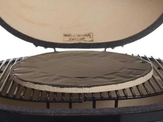 Primo 12'' Glazed Ceramic Baking Stone for Oval XL 400 | Oval LG 300 | Oval JR 200 | Kamado