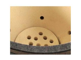 Primo All-In-One Ceramic Kamado Round Grill with Stand | Side Shelves | Ash Tool and Grate Lifter