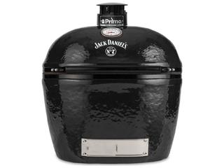 Primo Oval XL Jack Daniels Edition Charcoal Grill with Cypress Table
