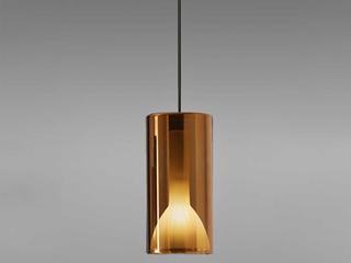 Penta Lit 1-Light Orange Cylinder Mini Pendant