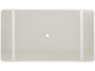 Watermark Living Sandoval Rectangular Glass Table Top with Umbrella Hole