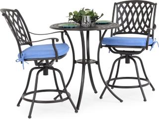 Watermark Living Oxford Cast Aluminum Counter Set