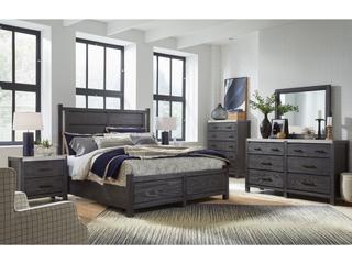 Pulaski Plum Creek Ravenwood Black Dresser Mirror Landscape